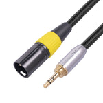 Cavo audio 3,5 mm maschio a XLR maschio 3 pin 30 cm