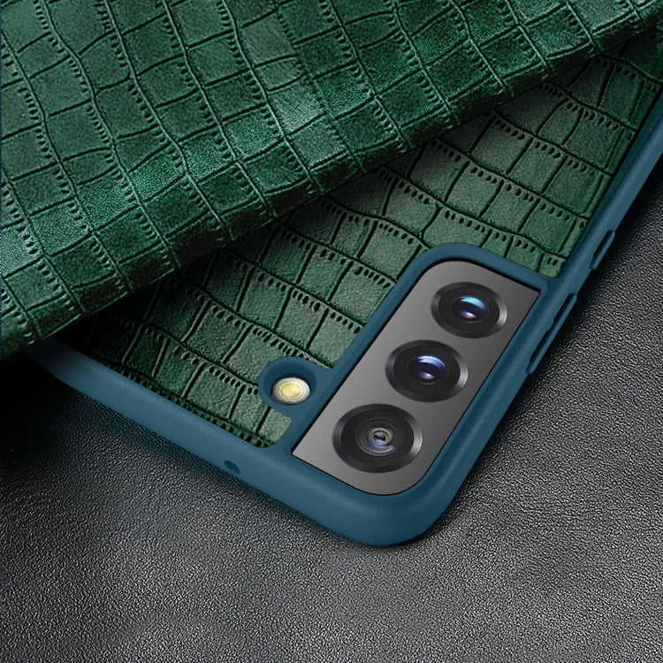 Custodia per cellulare in pelle con finestra in coccodrillo, For Samsung Galaxy S23 5G, For Samsung Galaxy S23+ 5G, For Samsung Galaxy S23 Ultra 5G