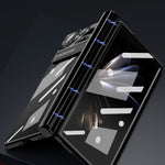 Custodia per telefono placcata con cerniere magnetiche con supporto, For Xiaomi Mix Fold 2