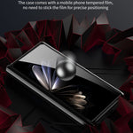 Custodia per telefono placcata con cerniere magnetiche con supporto, For Xiaomi Mix Fold 2