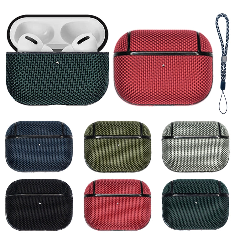 Custodia per auricolari wireless impermeabile in nylon con cordino, For AirPods Pro 2