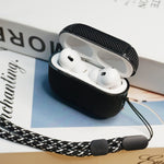 Custodia per auricolari wireless impermeabile in nylon con cordino, For AirPods Pro 2