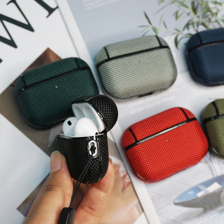 Custodia per auricolari wireless impermeabile in nylon con cordino, For AirPods Pro 2