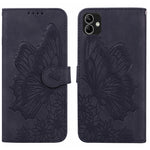 Custodia per telefono in pelle a vibrazione orizzontale con goffratura con farfalle retrò al tatto, For Samsung Galaxy A04, For Samsung Galaxy A14 5G, For Samsung Galaxy A23E, For Samsung Galaxy S23 5G