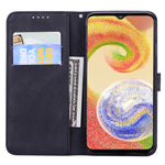 Custodia per telefono in pelle a vibrazione orizzontale con goffratura con farfalle retrò al tatto, For Samsung Galaxy A04, For Samsung Galaxy A14 5G, For Samsung Galaxy A23E, For Samsung Galaxy S23 5G