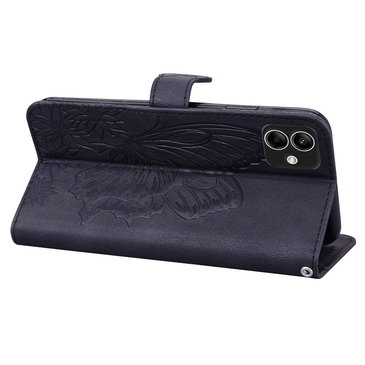 Custodia per telefono in pelle a vibrazione orizzontale con goffratura con farfalle retrò al tatto, For Samsung Galaxy A04, For Samsung Galaxy A14 5G, For Samsung Galaxy A23E, For Samsung Galaxy S23 5G