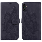 Custodia per telefono in pelle a vibrazione orizzontale con goffratura con farfalle retrò al tatto, For Samsung Galaxy A04, For Samsung Galaxy A14 5G, For Samsung Galaxy A23E, For Samsung Galaxy S23 5G