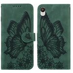 Custodia per telefono in pelle a vibrazione orizzontale con goffratura con farfalle retrò al tatto, For Samsung Galaxy A04, For Samsung Galaxy A14 5G, For Samsung Galaxy A23E, For Samsung Galaxy S23 5G