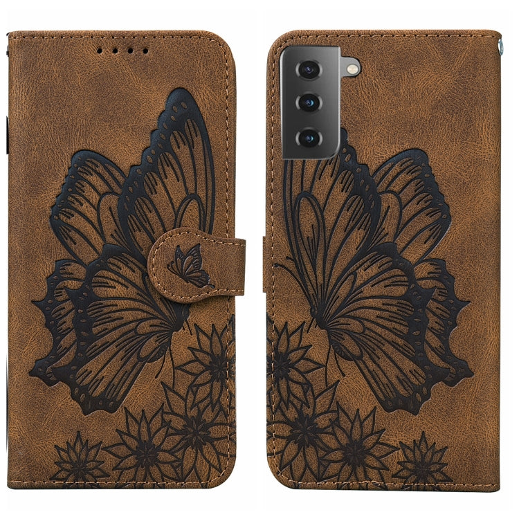 Custodia per telefono in pelle a vibrazione orizzontale con goffratura con farfalle retrò al tatto, For Samsung Galaxy A04, For Samsung Galaxy A14 5G, For Samsung Galaxy A23E, For Samsung Galaxy S23 5G