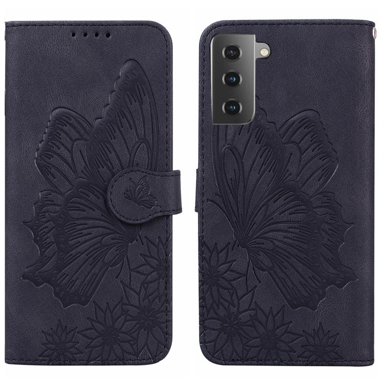 Custodia per telefono in pelle a vibrazione orizzontale con goffratura con farfalle retrò al tatto, For Samsung Galaxy S23+ 5G, For Samsung Galaxy S23 Ultra 5G, For OPPO A17, For OPPO A57 5G