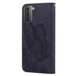 Custodia per telefono in pelle a vibrazione orizzontale con goffratura con farfalle retrò al tatto, For Samsung Galaxy S23+ 5G, For Samsung Galaxy S23 Ultra 5G, For OPPO A17, For OPPO A57 5G