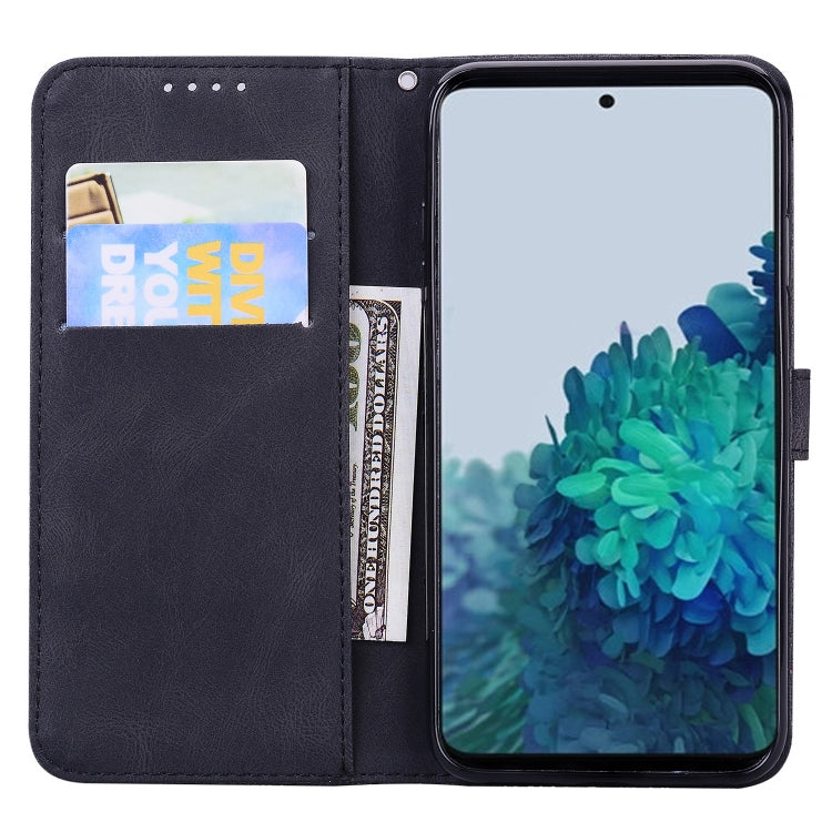 Custodia per telefono in pelle a vibrazione orizzontale con goffratura con farfalle retrò al tatto, For Samsung Galaxy S23+ 5G, For Samsung Galaxy S23 Ultra 5G, For OPPO A17, For OPPO A57 5G