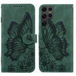 Custodia per telefono in pelle a vibrazione orizzontale con goffratura con farfalle retrò al tatto, For Samsung Galaxy S23+ 5G, For Samsung Galaxy S23 Ultra 5G, For OPPO A17, For OPPO A57 5G