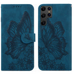 Custodia per telefono in pelle a vibrazione orizzontale con goffratura con farfalle retrò al tatto, For Samsung Galaxy S23+ 5G, For Samsung Galaxy S23 Ultra 5G, For OPPO A17, For OPPO A57 5G