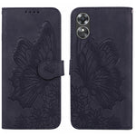 Custodia per telefono in pelle a vibrazione orizzontale con goffratura con farfalle retrò al tatto, For Samsung Galaxy S23+ 5G, For Samsung Galaxy S23 Ultra 5G, For OPPO A17, For OPPO A57 5G