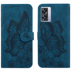 Custodia per telefono in pelle a vibrazione orizzontale con goffratura con farfalle retrò al tatto, For Samsung Galaxy S23+ 5G, For Samsung Galaxy S23 Ultra 5G, For OPPO A17, For OPPO A57 5G