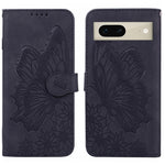 Custodia per telefono in pelle a vibrazione orizzontale con goffratura con farfalle retrò al tatto, For Google Pixel 7 5G, For Google Pixel 7 Pro 5G, For Xiaomi Redmi A1, For Xiaomi Poco M4 5G