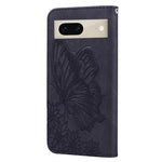 Custodia per telefono in pelle a vibrazione orizzontale con goffratura con farfalle retrò al tatto, For Google Pixel 7 5G, For Google Pixel 7 Pro 5G, For Xiaomi Redmi A1, For Xiaomi Poco M4 5G