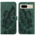 Custodia per telefono in pelle a vibrazione orizzontale con goffratura con farfalle retrò al tatto, For Google Pixel 7 5G, For Google Pixel 7 Pro 5G, For Xiaomi Redmi A1, For Xiaomi Poco M4 5G