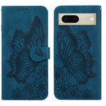 Custodia per telefono in pelle a vibrazione orizzontale con goffratura con farfalle retrò al tatto, For Google Pixel 7 5G, For Google Pixel 7 Pro 5G, For Xiaomi Redmi A1, For Xiaomi Poco M4 5G