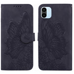 Custodia per telefono in pelle a vibrazione orizzontale con goffratura con farfalle retrò al tatto, For Google Pixel 7 5G, For Google Pixel 7 Pro 5G, For Xiaomi Redmi A1, For Xiaomi Poco M4 5G