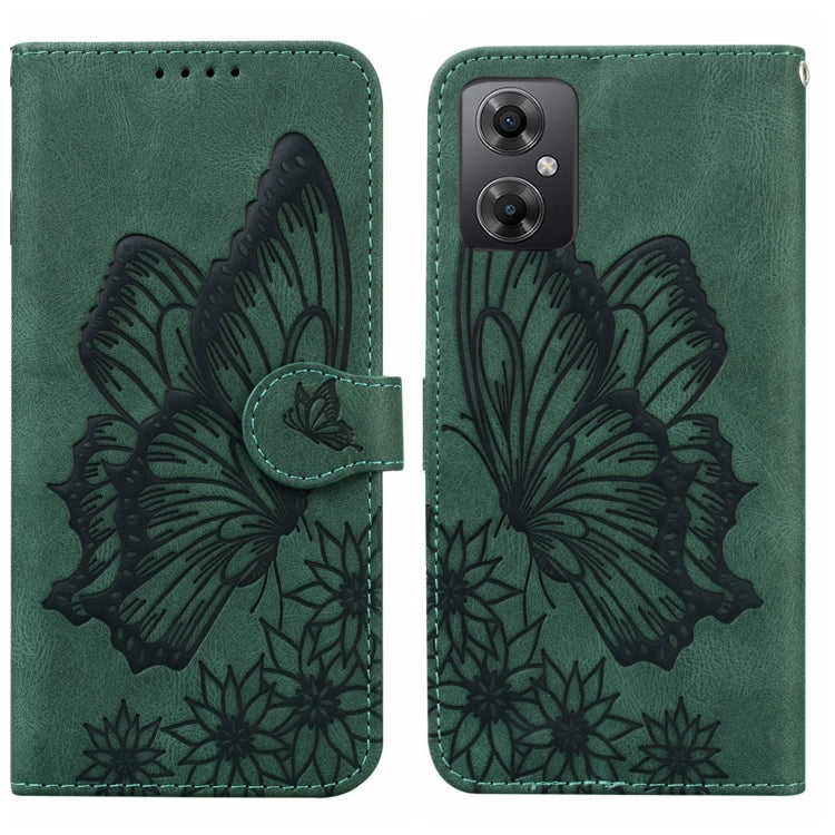 Custodia per telefono in pelle a vibrazione orizzontale con goffratura con farfalle retrò al tatto, For Google Pixel 7 5G, For Google Pixel 7 Pro 5G, For Xiaomi Redmi A1, For Xiaomi Poco M4 5G