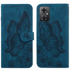 Custodia per telefono in pelle a vibrazione orizzontale con goffratura con farfalle retrò al tatto, For Google Pixel 7 5G, For Google Pixel 7 Pro 5G, For Xiaomi Redmi A1, For Xiaomi Poco M4 5G