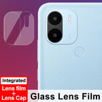 Pellicola in vetro temperato per obiettivo della fotocamera posteriore integrata imak, For OPPO A17 4G Global, For Xiaomi Redmi A1 4G/A1+ 4G