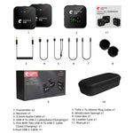 Microfono lavalier wireless Yanmai GF525 con display LED