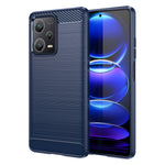 Custodia in TPU in fibra di carbonio con trama spazzolata, For Xiaomi Redmi Note 12 Explorer