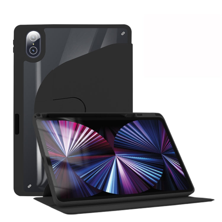 Custodia in pelle per tablet con supporto per rotazione a 360 gradi in acrilico, For Honor Tablet V7 Pro, For Honor Pad 8 12 inch 2022, For Xiaomi Pad 5 / 5 Pro, For Xiaomi Pad 5 Pro 12.4