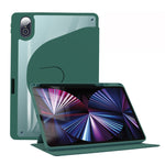 Custodia in pelle per tablet con supporto per rotazione a 360 gradi in acrilico, For Honor Tablet V7 Pro, For Honor Pad 8 12 inch 2022, For Xiaomi Pad 5 / 5 Pro, For Xiaomi Pad 5 Pro 12.4