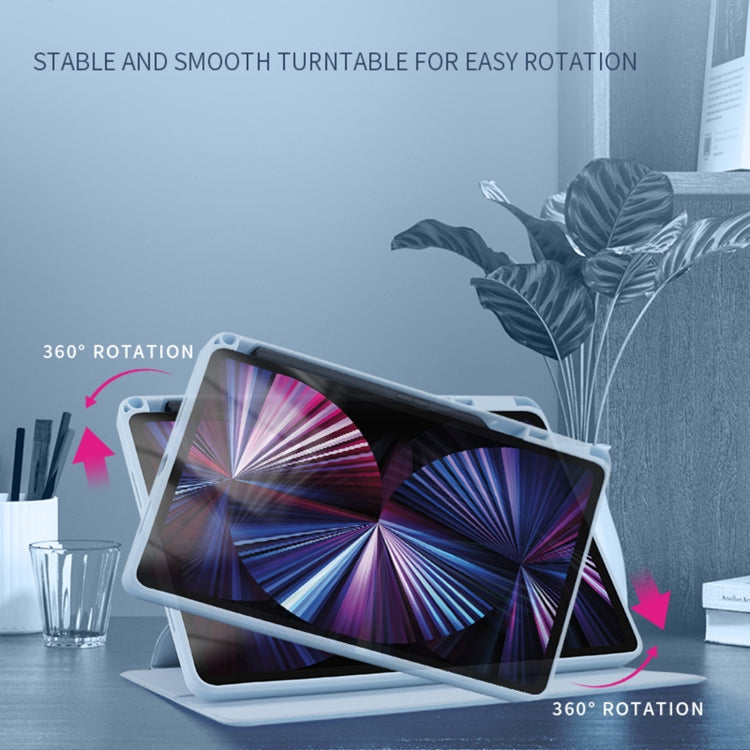 Custodia in pelle per tablet con supporto per rotazione a 360 gradi in acrilico, For Honor Tablet V7 Pro, For Honor Pad 8 12 inch 2022, For Xiaomi Pad 5 / 5 Pro, For Xiaomi Pad 5 Pro 12.4