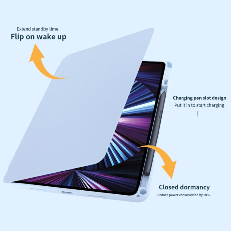 Custodia in pelle per tablet con supporto per rotazione a 360 gradi in acrilico, For Honor Tablet V7 Pro, For Honor Pad 8 12 inch 2022, For Xiaomi Pad 5 / 5 Pro, For Xiaomi Pad 5 Pro 12.4