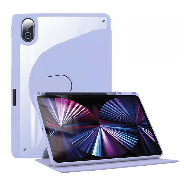 Custodia in pelle per tablet con supporto per rotazione a 360 gradi in acrilico, For Honor Tablet V7 Pro, For Honor Pad 8 12 inch 2022, For Xiaomi Pad 5 / 5 Pro, For Xiaomi Pad 5 Pro 12.4