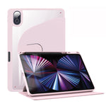 Custodia in pelle per tablet con supporto per rotazione a 360 gradi in acrilico, For Honor Tablet V7 Pro, For Honor Pad 8 12 inch 2022, For Xiaomi Pad 5 / 5 Pro, For Xiaomi Pad 5 Pro 12.4