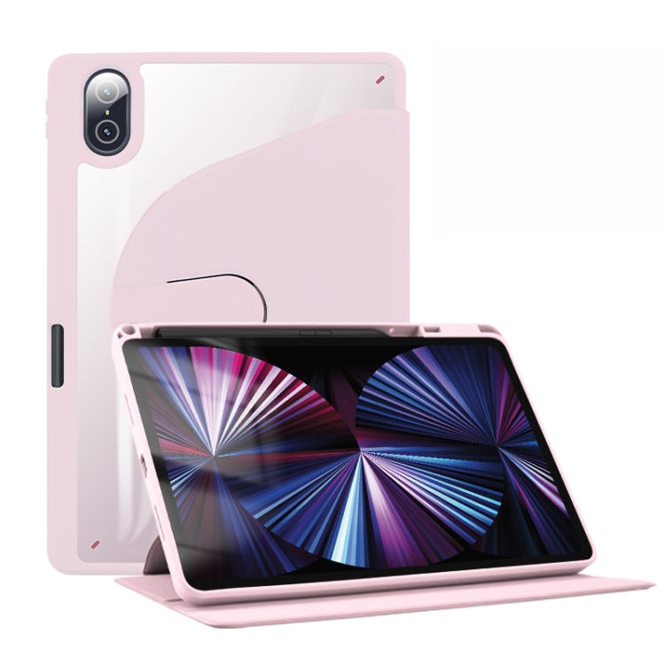 Custodia in pelle per tablet con supporto per rotazione a 360 gradi in acrilico, For Honor Tablet V7 Pro, For Honor Pad 8 12 inch 2022, For Xiaomi Pad 5 / 5 Pro, For Xiaomi Pad 5 Pro 12.4