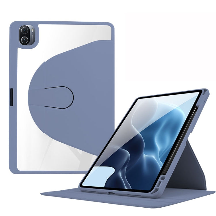 Custodia in pelle per tablet con supporto per rotazione a 360 gradi in acrilico, For Honor Tablet V7 Pro, For Honor Pad 8 12 inch 2022, For Xiaomi Pad 5 / 5 Pro, For Xiaomi Pad 5 Pro 12.4