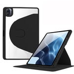 Custodia in pelle per tablet con supporto per rotazione a 360 gradi in acrilico, For Honor Tablet V7 Pro, For Honor Pad 8 12 inch 2022, For Xiaomi Pad 5 / 5 Pro, For Xiaomi Pad 5 Pro 12.4
