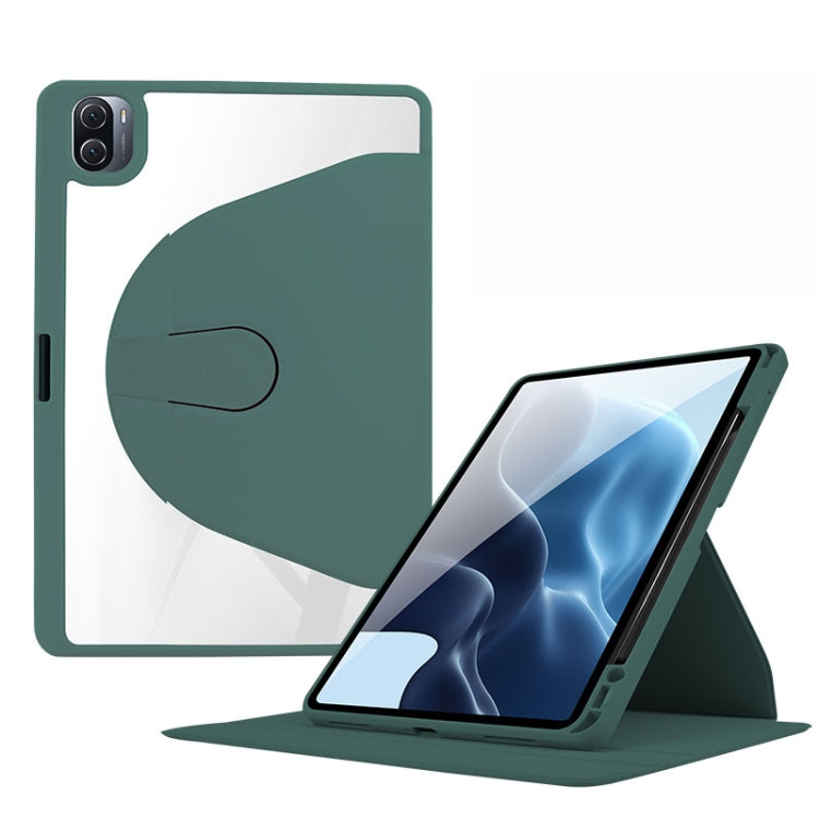 Custodia in pelle per tablet con supporto per rotazione a 360 gradi in acrilico, For Honor Tablet V7 Pro, For Honor Pad 8 12 inch 2022, For Xiaomi Pad 5 / 5 Pro, For Xiaomi Pad 5 Pro 12.4