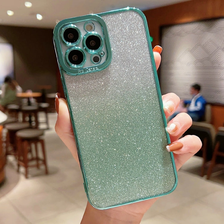 Custodia per telefono in TPU con glitter a colori sfumati ad alta trasparenza, For iPhone 6 Plus / 6s Plus, For iPhone 6 / 6s