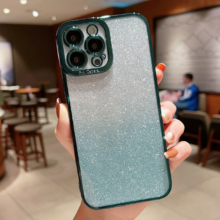 Custodia per telefono in TPU con glitter a colori sfumati ad alta trasparenza, For iPhone 13 Pro Max, For iPhone 13 mini