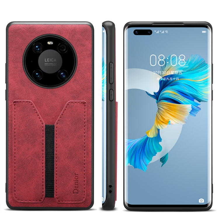Denior DV Elastic Card PU Custodia per telefono con cover posteriore, For Huawei Mate 50, For Huawei Mate 50 Pro, For Huawei P50, For Huawei P50 Pro, For Huawei Mate 40, For Huawei Mate 40 Pro