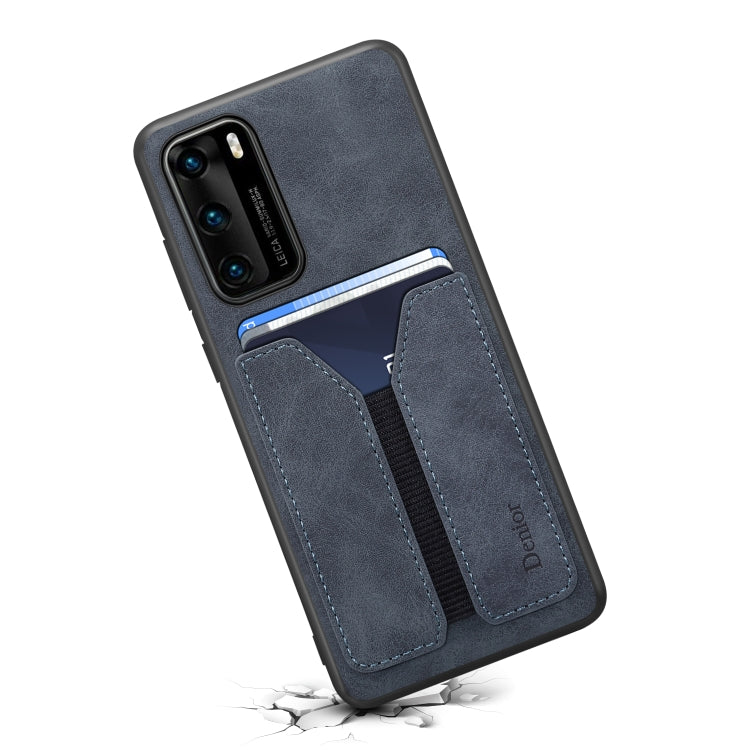 Denior DV Elastic Card PU Custodia per telefono con cover posteriore, For Huawei P40, For Huawei P40 Pro, For Huawei Mate 40 Pro+, For Huawei Mate 30, For Huawei Mate 30 Pro, For Huawei P30