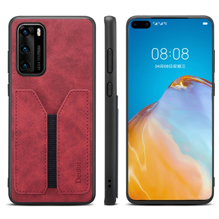 Denior DV Elastic Card PU Custodia per telefono con cover posteriore, For Huawei P40, For Huawei P40 Pro, For Huawei Mate 40 Pro+, For Huawei Mate 30, For Huawei Mate 30 Pro, For Huawei P30