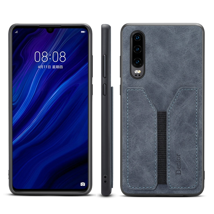 Denior DV Elastic Card PU Custodia per telefono con cover posteriore, For Huawei P40, For Huawei P40 Pro, For Huawei Mate 40 Pro+, For Huawei Mate 30, For Huawei Mate 30 Pro, For Huawei P30