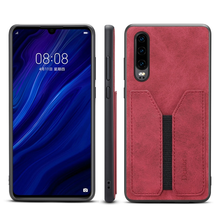 Denior DV Elastic Card PU Custodia per telefono con cover posteriore, For Huawei P40, For Huawei P40 Pro, For Huawei Mate 40 Pro+, For Huawei Mate 30, For Huawei Mate 30 Pro, For Huawei P30