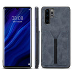 Denior DV Elastic Card PU Custodia per telefono con cover posteriore, For Huawei P30 Pro, For Huawei P30 Lite
