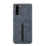 Denior DV Elastic Card PU Custodia per telefono con cover posteriore, For Huawei P30 Pro, For Huawei P30 Lite