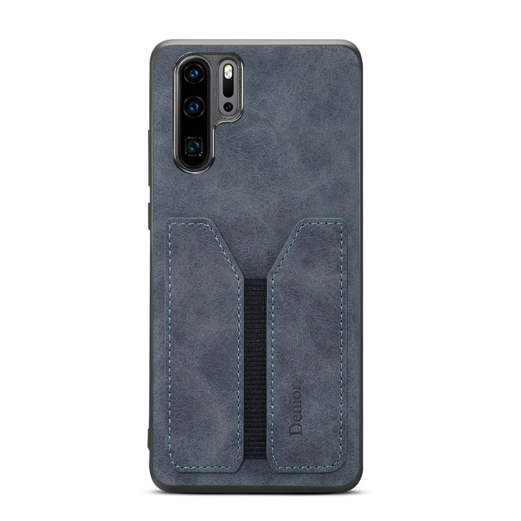 Denior DV Elastic Card PU Custodia per telefono con cover posteriore, For Huawei P30 Pro, For Huawei P30 Lite